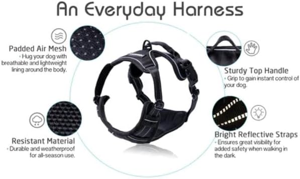 Adjustable Dog Harness with 3M Reflective