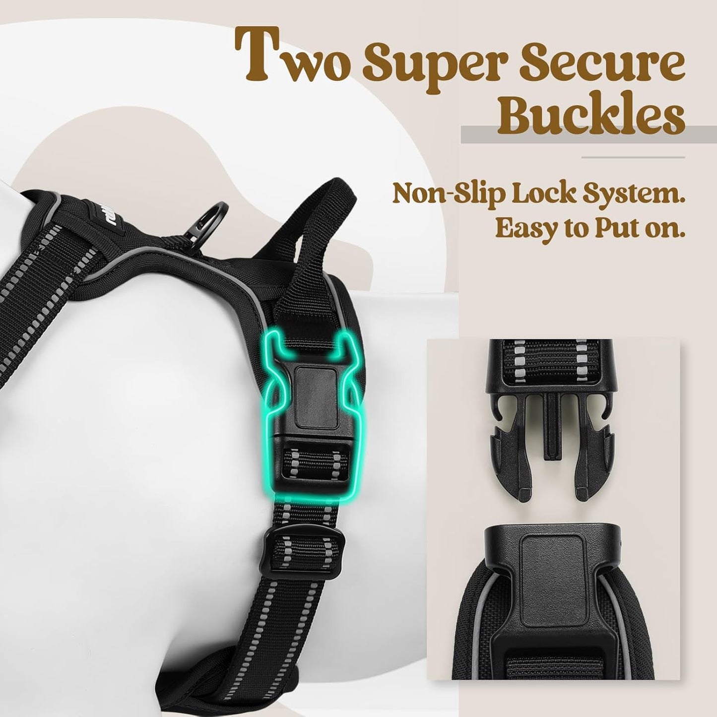 Adjustable Dog Harness with 3M Reflective