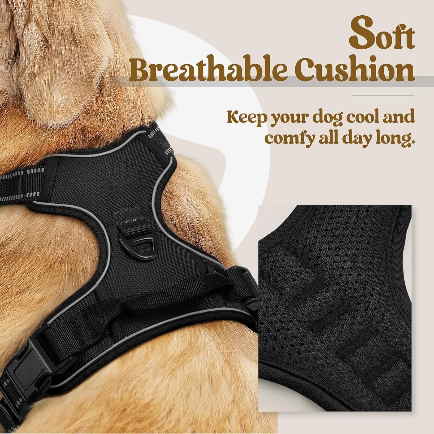Adjustable Dog Harness with 3M Reflective