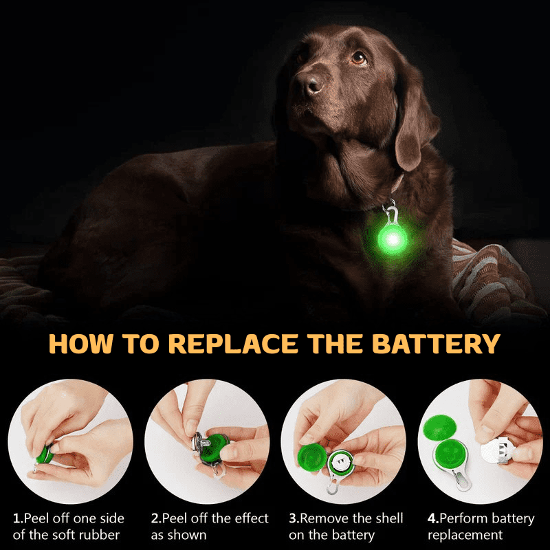 HiFi Pets™ LED Dog Collar Light Pendant