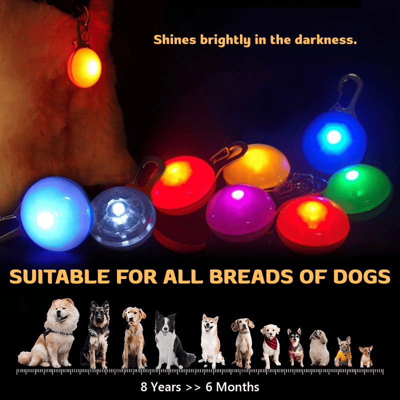 HiFi Pets™ LED Dog Collar Light Pendant