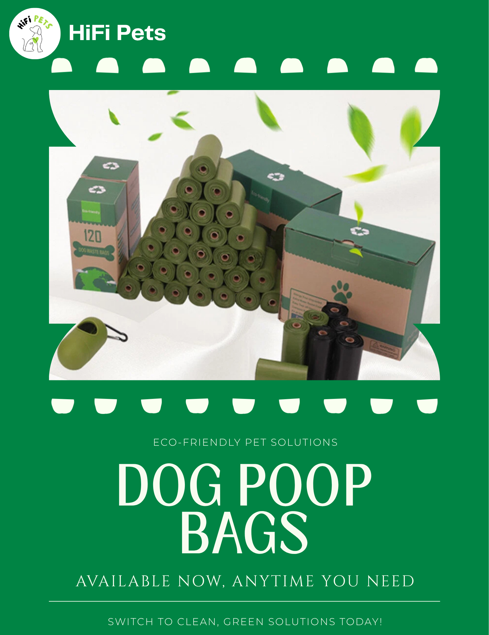 Bio-Degradable Dog Poop Bags