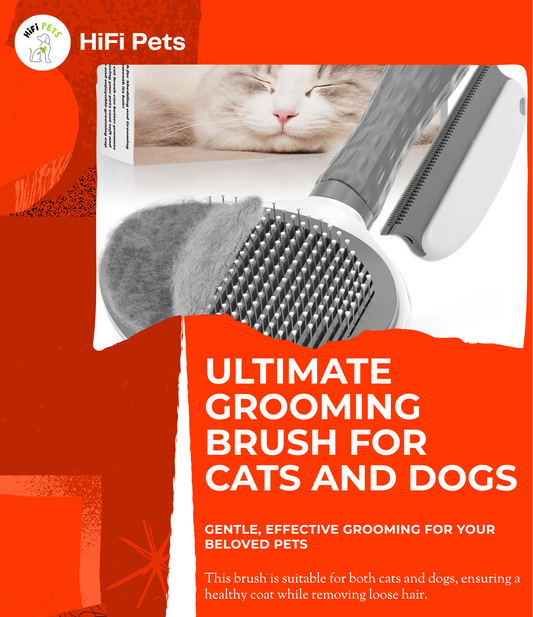 Grooming Brush for Cats and Dogs